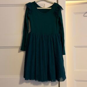 Elegant Green Kids Formal Dress